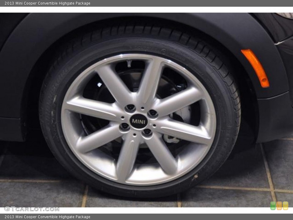 2013 Mini Cooper Convertible Highgate Package Wheel and Tire Photo #72793078