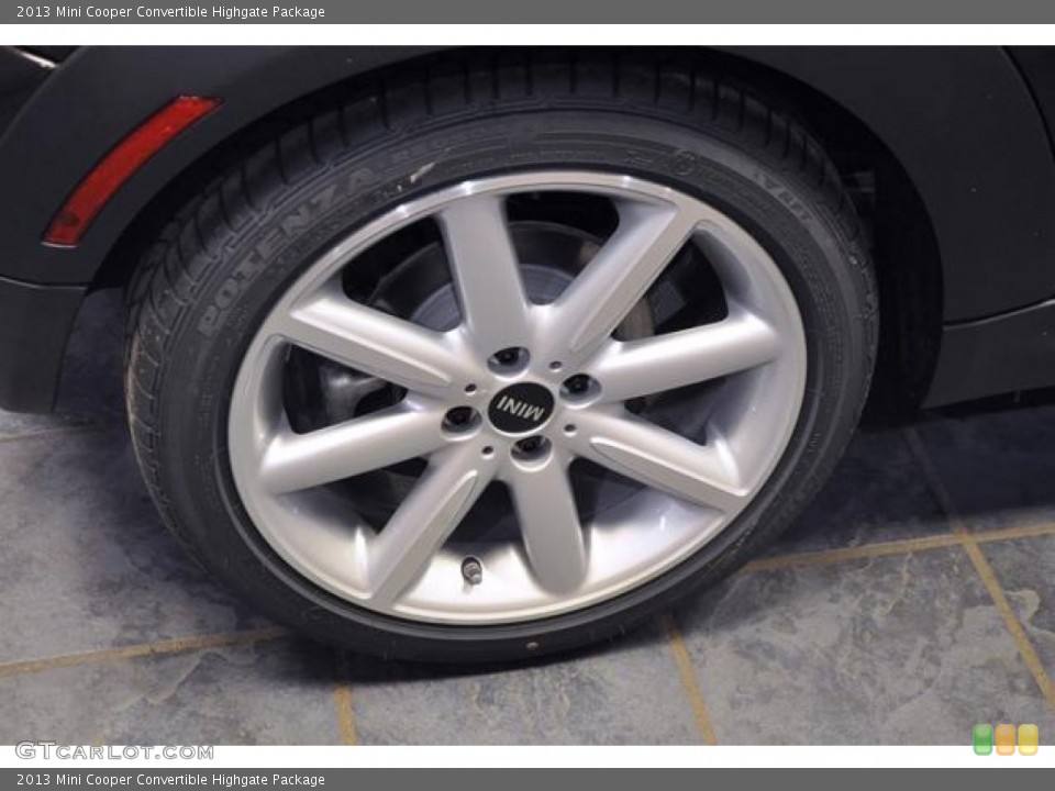 2013 Mini Cooper Convertible Highgate Package Wheel and Tire Photo #72793216