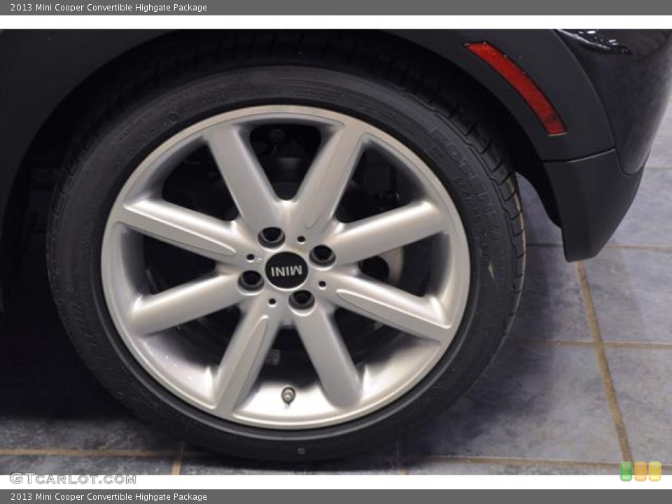 2013 Mini Cooper Convertible Highgate Package Wheel and Tire Photo #72793404