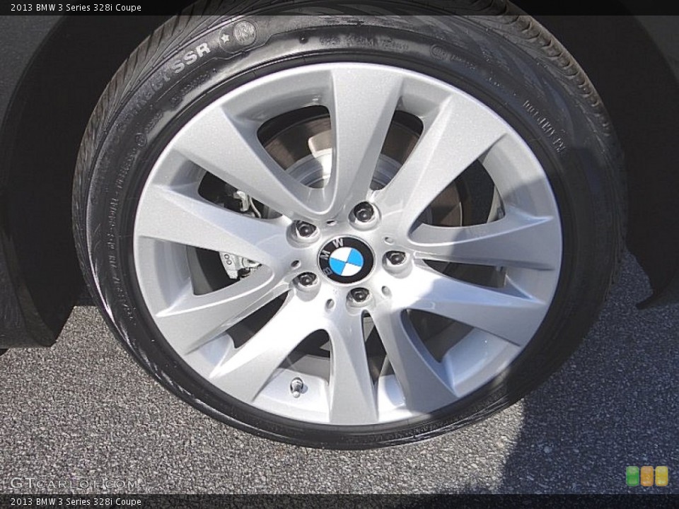 2013 BMW 3 Series 328i Coupe Wheel and Tire Photo #72797752