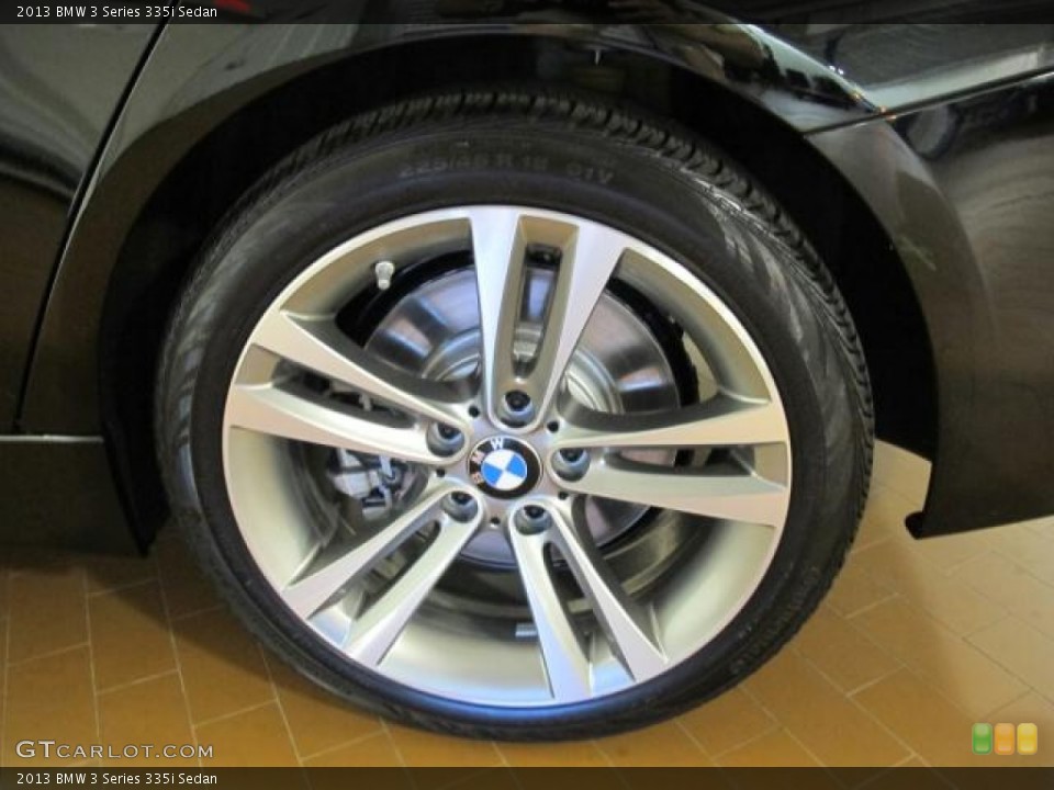 2013 BMW 3 Series 335i Sedan Wheel and Tire Photo #72809383