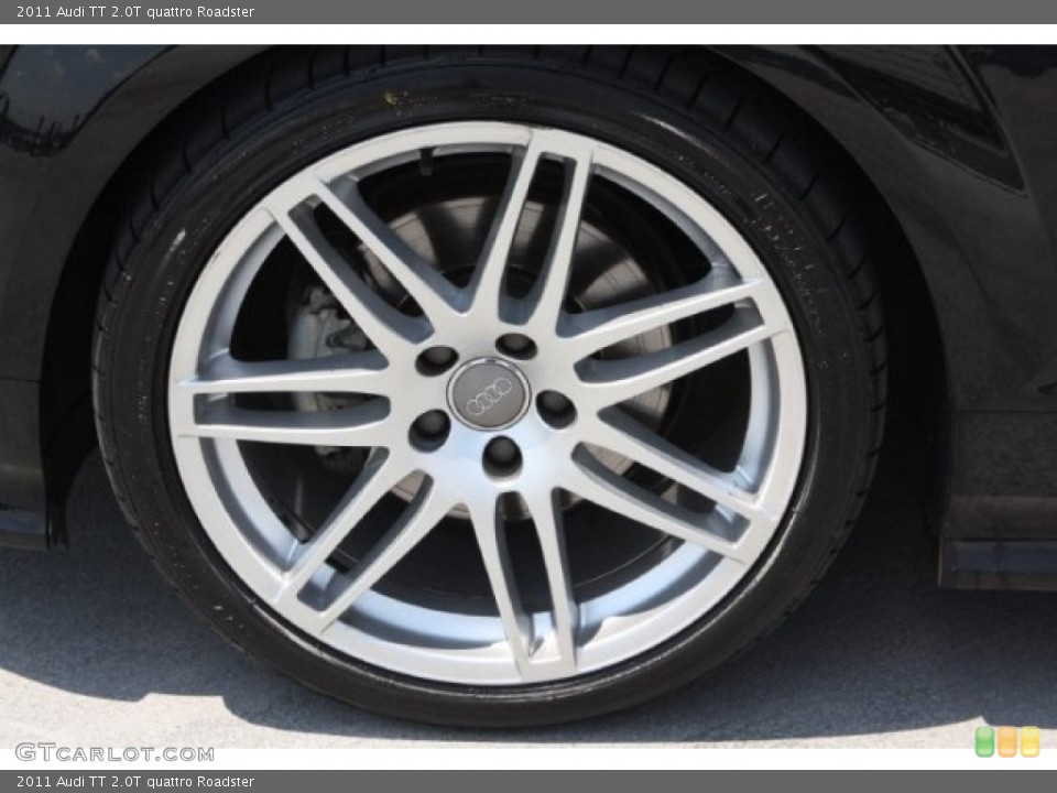 2011 Audi TT 2.0T quattro Roadster Wheel and Tire Photo #72817884