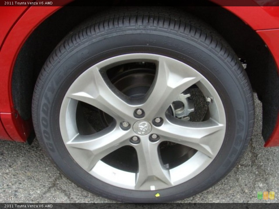 2011 Toyota Venza V6 AWD Wheel and Tire Photo #72819538