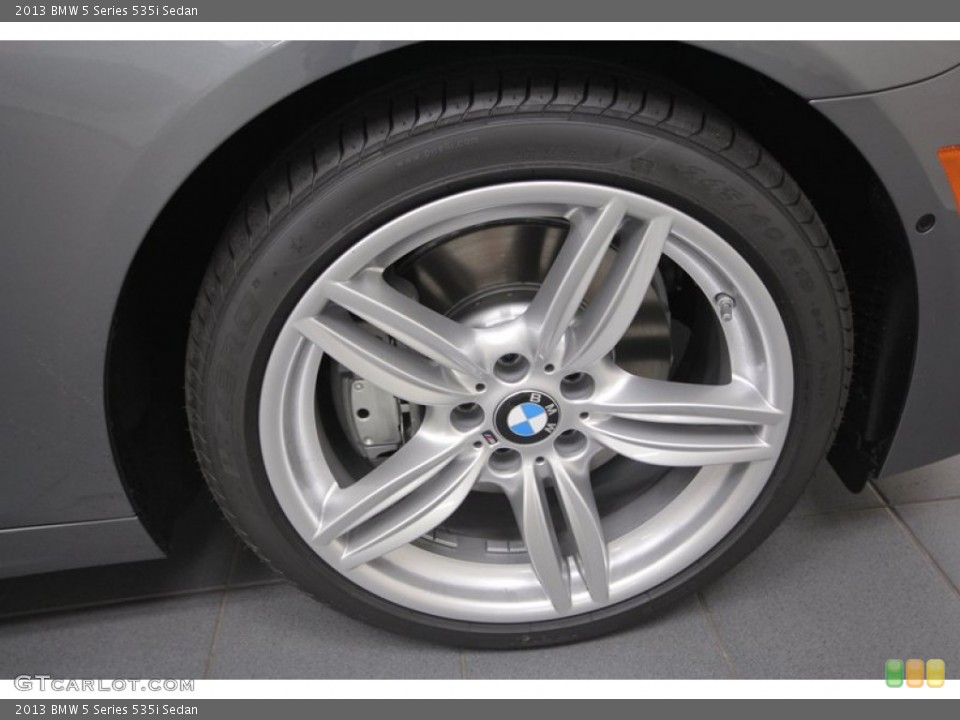 2013 BMW 5 Series 535i Sedan Wheel and Tire Photo #72825706
