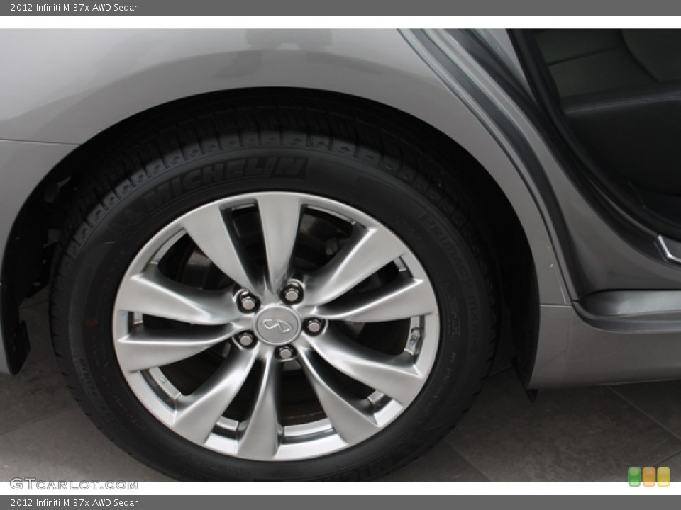 2012 Infiniti M 37x AWD Sedan Wheel and Tire Photo #72827706