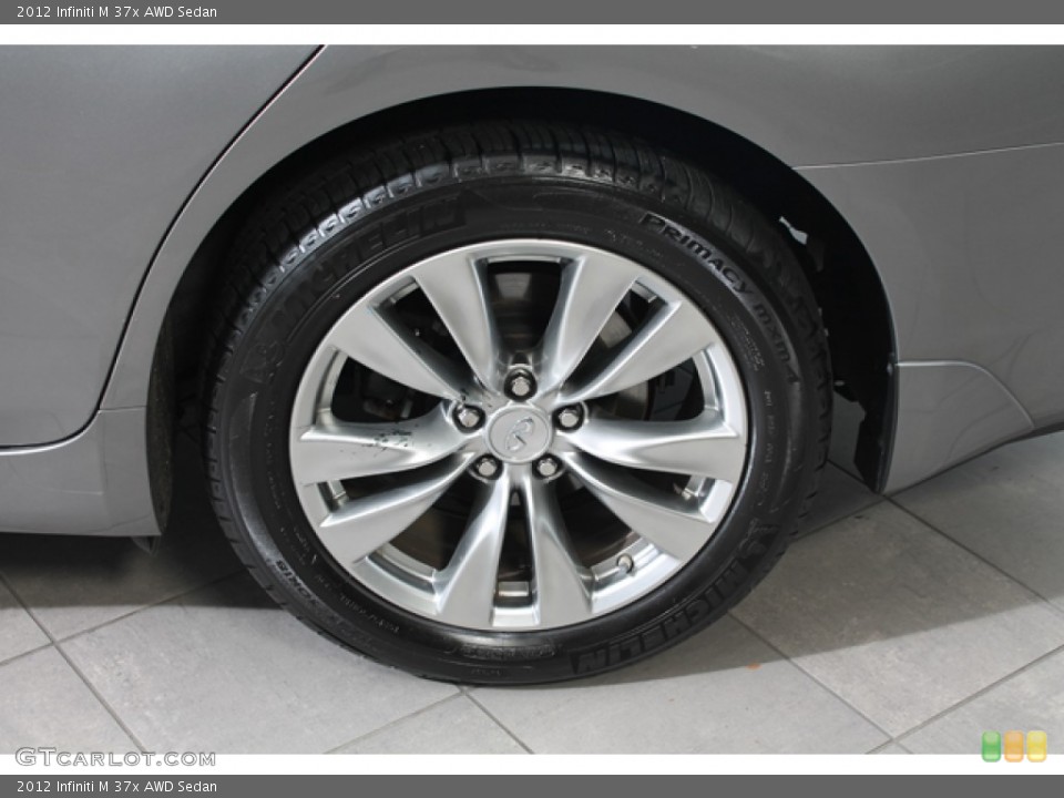 2012 Infiniti M 37x AWD Sedan Wheel and Tire Photo #72827733