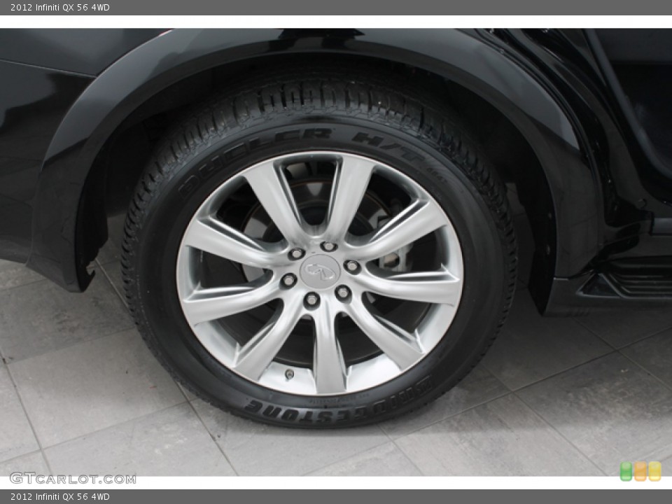 2012 Infiniti QX 56 4WD Wheel and Tire Photo #72828594
