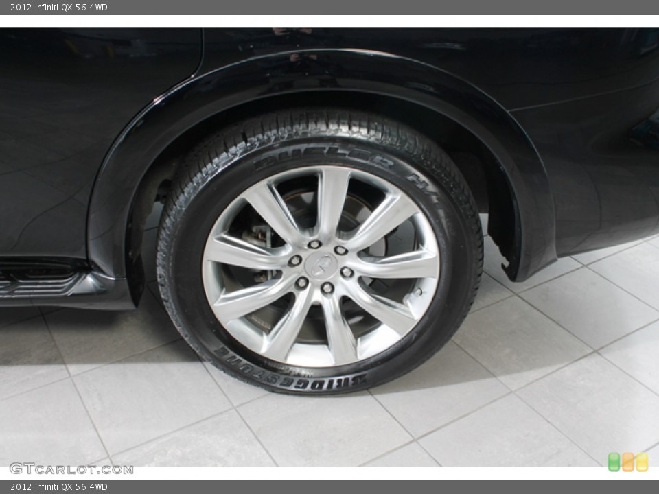 2012 Infiniti QX 56 4WD Wheel and Tire Photo #72828642