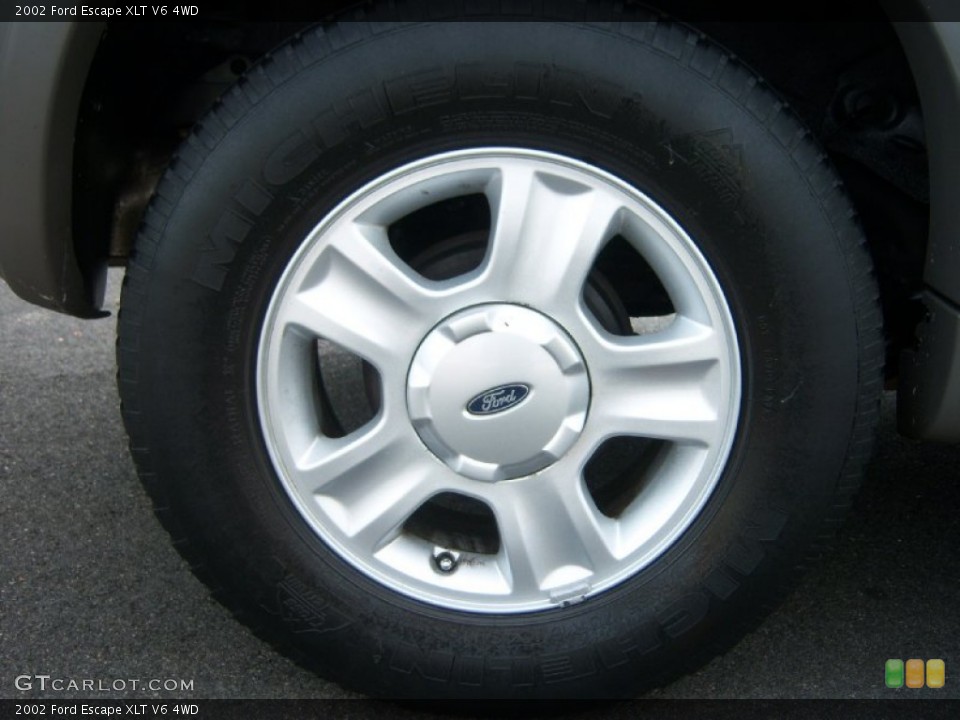 2002 Ford Escape XLT V6 4WD Wheel and Tire Photo #72832848