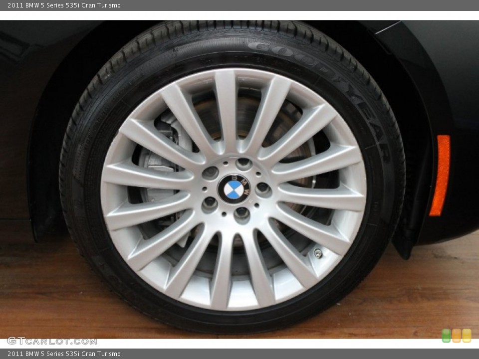 2011 BMW 5 Series 535i Gran Turismo Wheel and Tire Photo #72837525