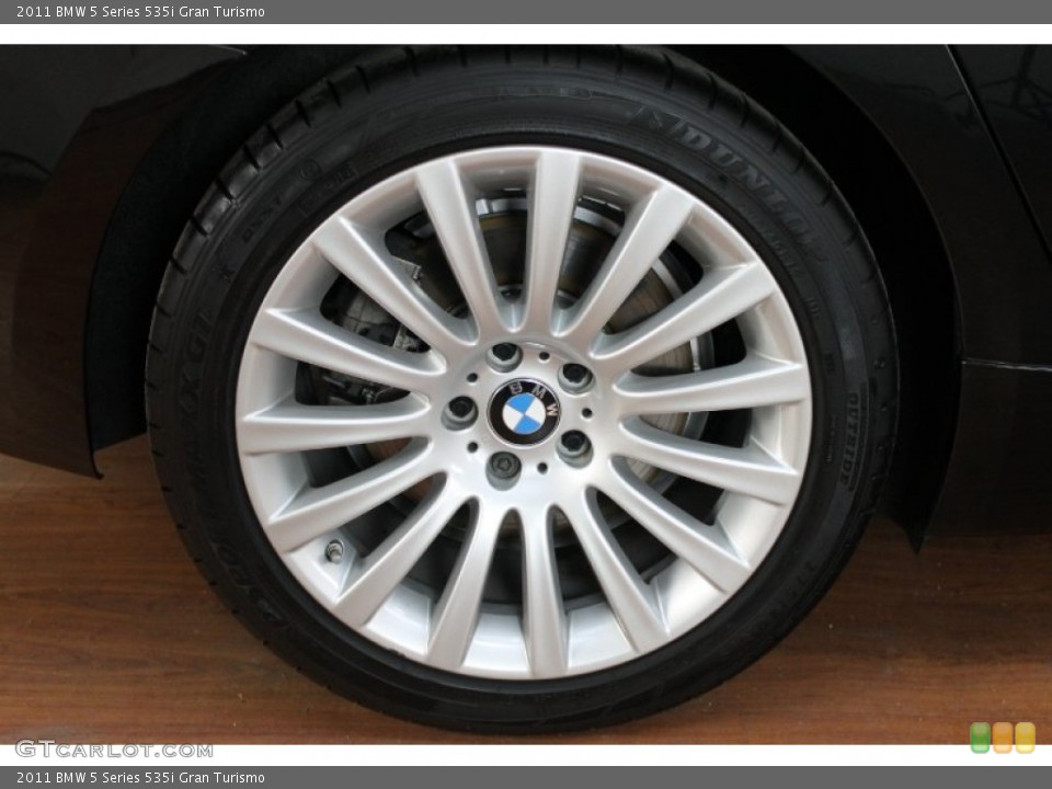 2011 BMW 5 Series 535i Gran Turismo Wheel and Tire Photo #72837552