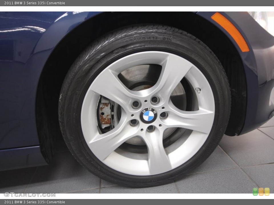 2011 BMW 3 Series 335i Convertible Wheel and Tire Photo #72838632