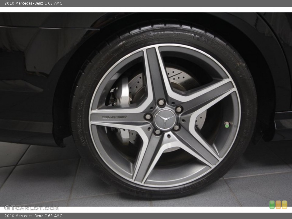 2010 Mercedes-Benz C 63 AMG Wheel and Tire Photo #72840615