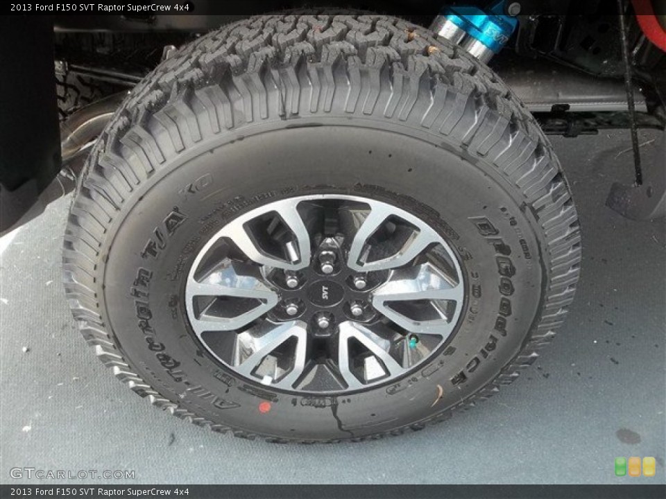 2013 Ford F150 SVT Raptor SuperCrew 4x4 Wheel and Tire Photo #72853599
