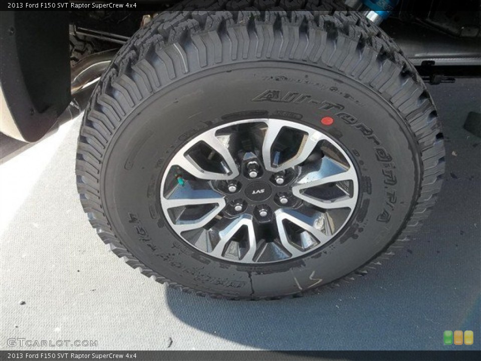2013 Ford F150 SVT Raptor SuperCrew 4x4 Wheel and Tire Photo #72857328