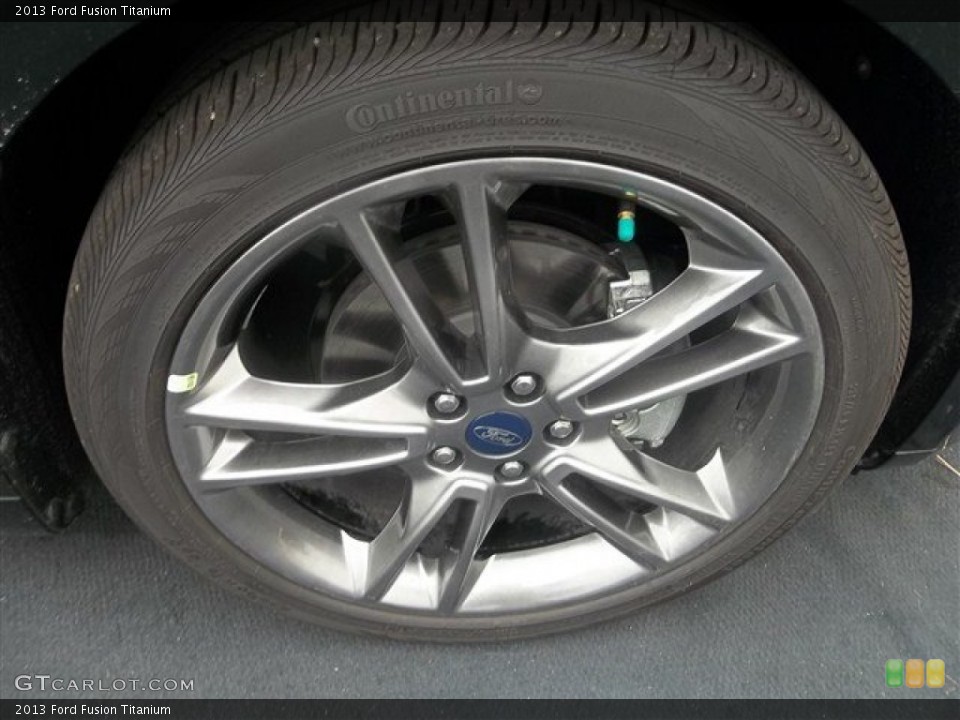 2013 Ford Fusion Titanium Wheel and Tire Photo #72857835