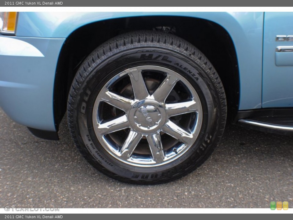 2011 GMC Yukon XL Denali AWD Wheel and Tire Photo #72858510