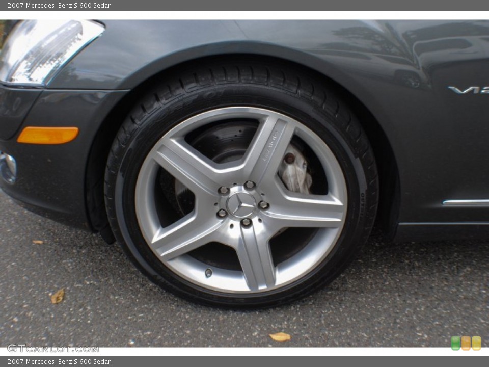 2007 Mercedes-Benz S 600 Sedan Wheel and Tire Photo #72858717