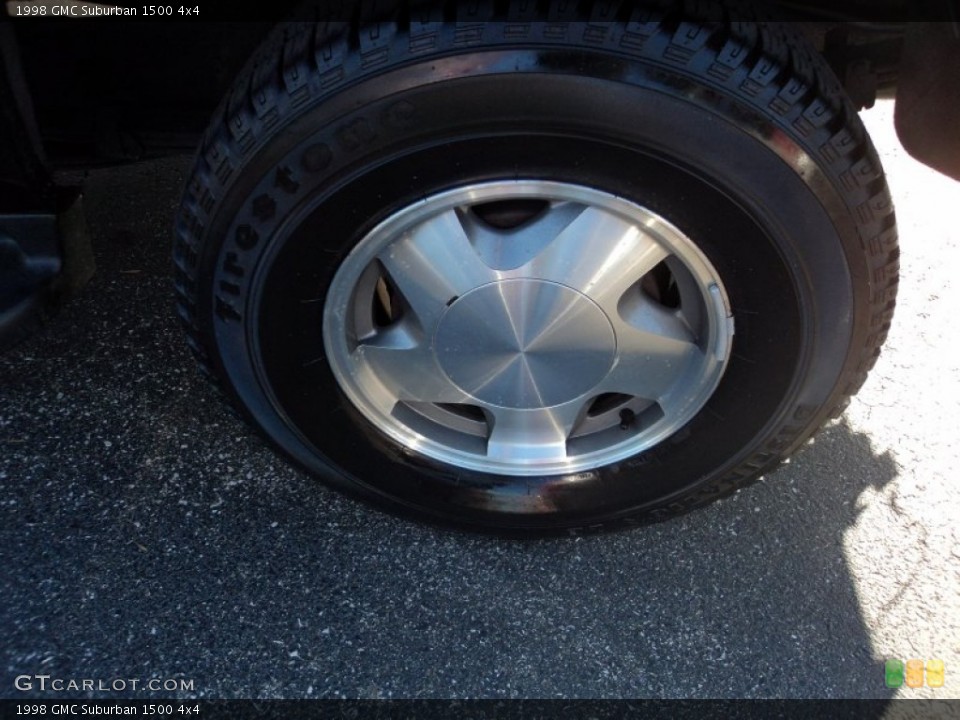 1998 GMC Suburban 1500 4x4 Wheel and Tire Photo #72868743