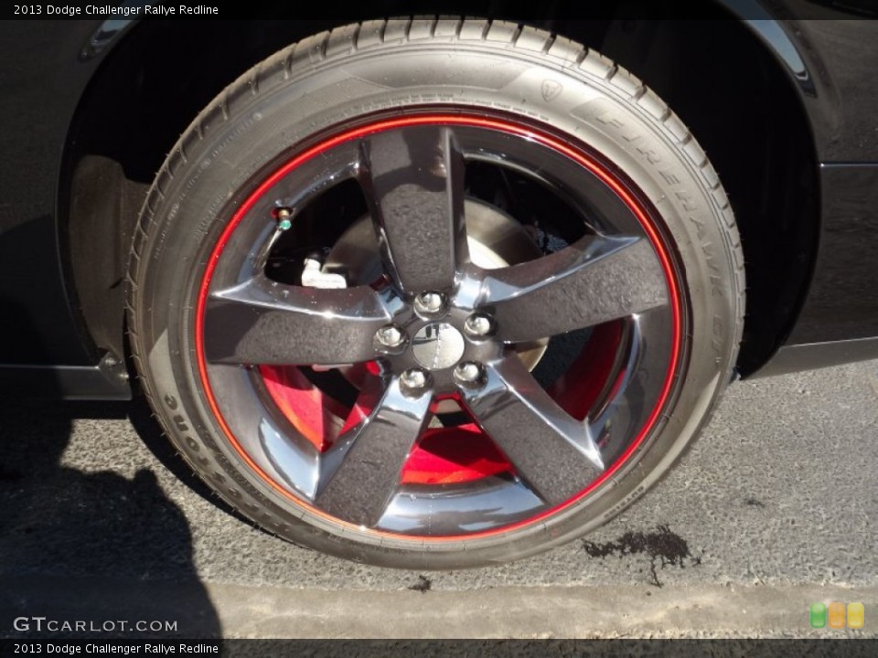 2013 Dodge Challenger Rallye Redline Wheel and Tire Photo #72898183