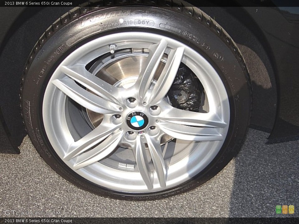 2013 BMW 6 Series 650i Gran Coupe Wheel and Tire Photo #72899946