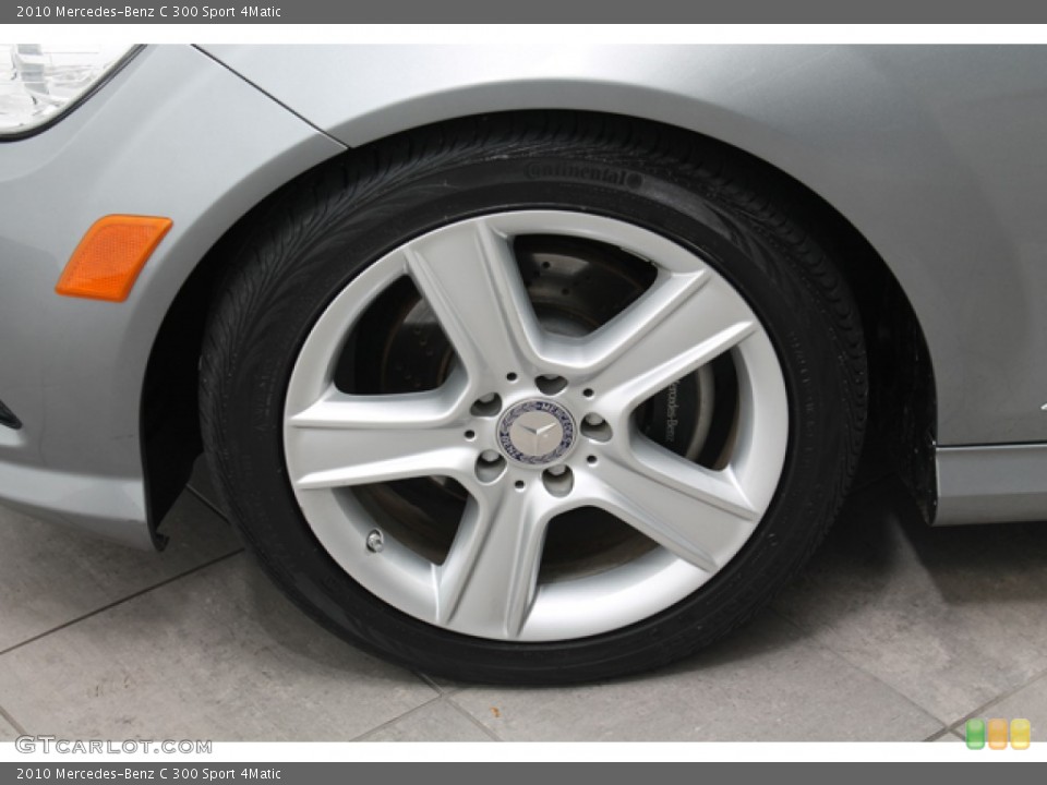 2010 Mercedes-Benz C 300 Sport 4Matic Wheel and Tire Photo #72905983