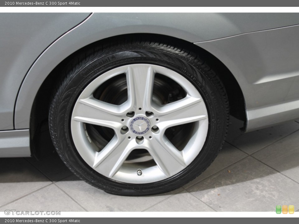 2010 Mercedes-Benz C 300 Sport 4Matic Wheel and Tire Photo #72906061