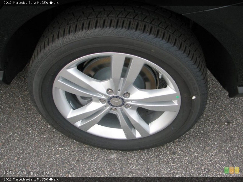 2012 Mercedes-Benz ML 350 4Matic Wheel and Tire Photo #72907378