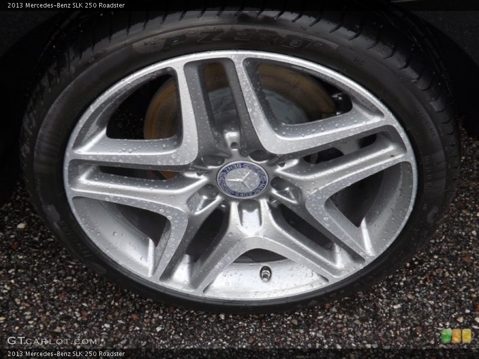 2013 Mercedes-Benz SLK 250 Roadster Wheel and Tire Photo #72907798