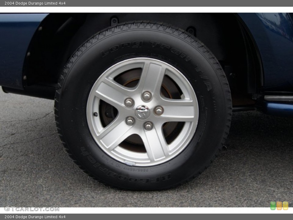 2004 Dodge Durango Limited 4x4 Wheel and Tire Photo #72913018