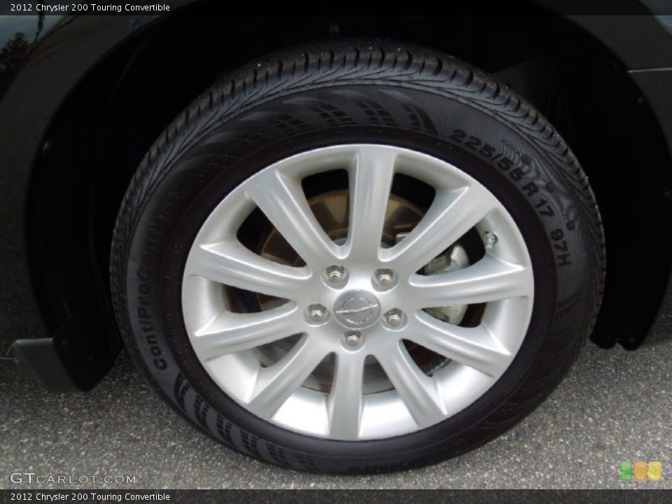 2012 Chrysler 200 Touring Convertible Wheel and Tire Photo #72913930