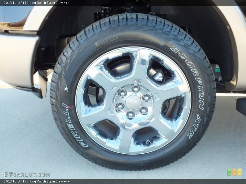 2013 Ford F150 King Ranch SuperCrew 4x4 Wheel and Tire Photo #72915571