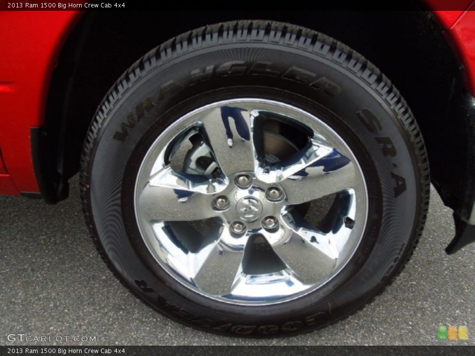 2013 Ram 1500 Big Horn Crew Cab 4x4 Wheel and Tire Photo #72916851