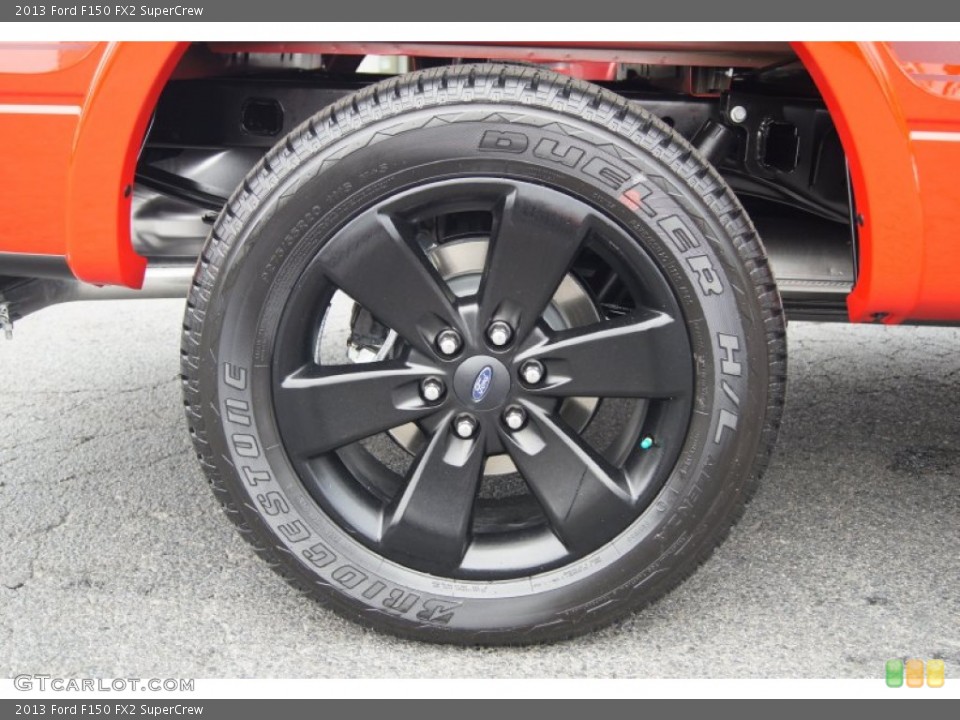 2013 Ford F150 FX2 SuperCrew Wheel and Tire Photo #72917221