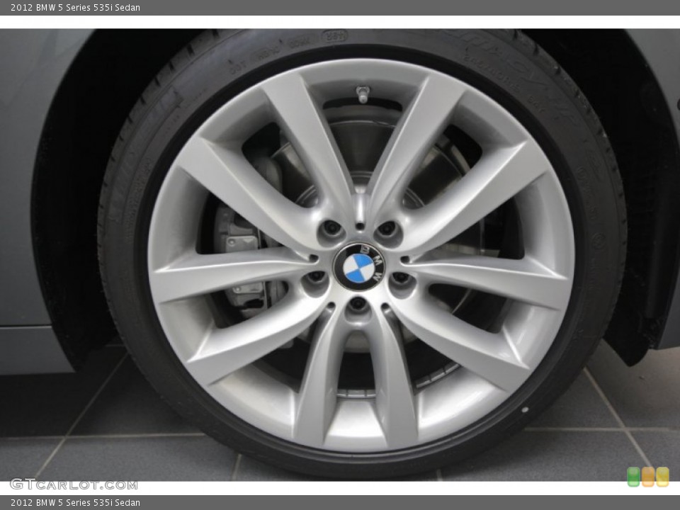 2012 BMW 5 Series 535i Sedan Wheel and Tire Photo #72919201