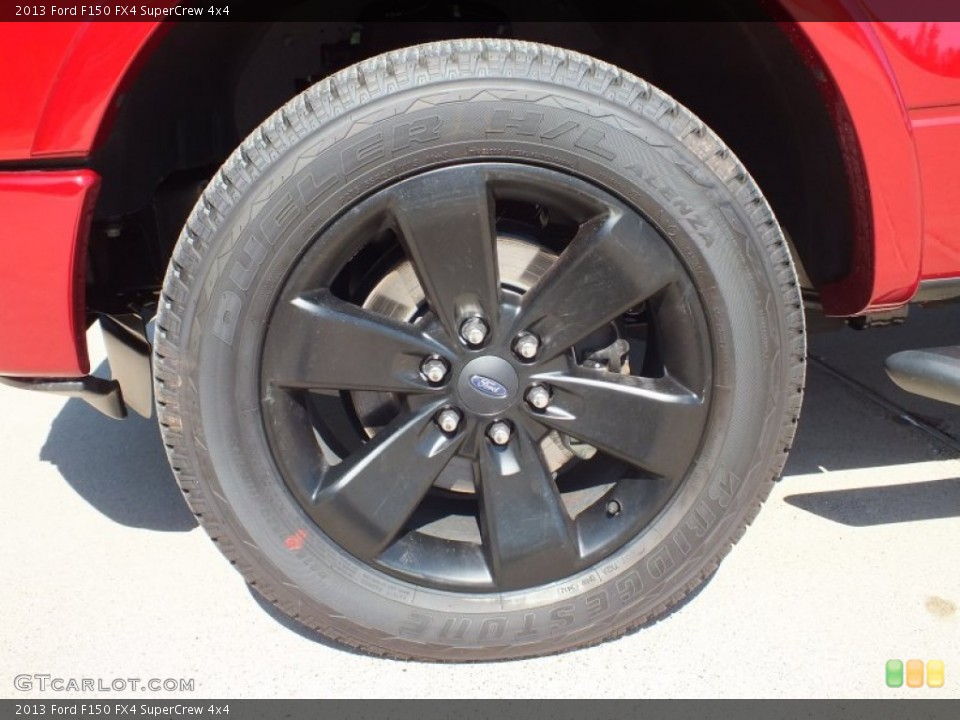 2013 Ford F150 FX4 SuperCrew 4x4 Wheel and Tire Photo #72919351