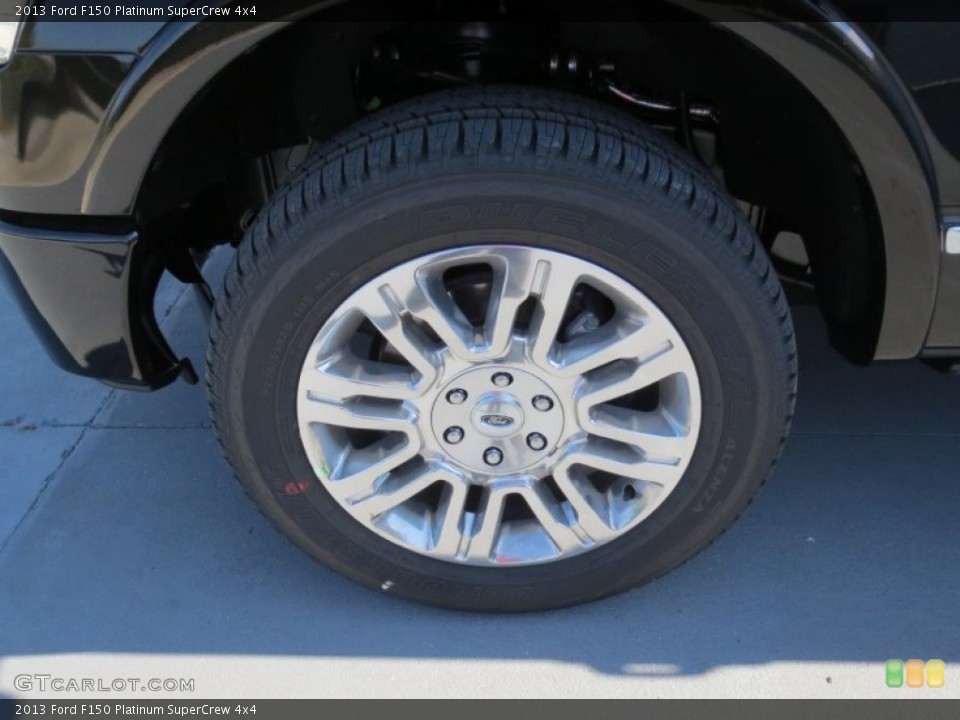 2013 Ford F150 Platinum SuperCrew 4x4 Wheel and Tire Photo #72919696