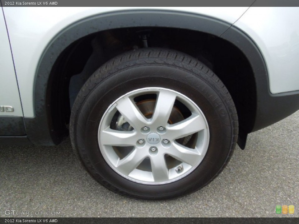 2012 Kia Sorento LX V6 AWD Wheel and Tire Photo #72921895