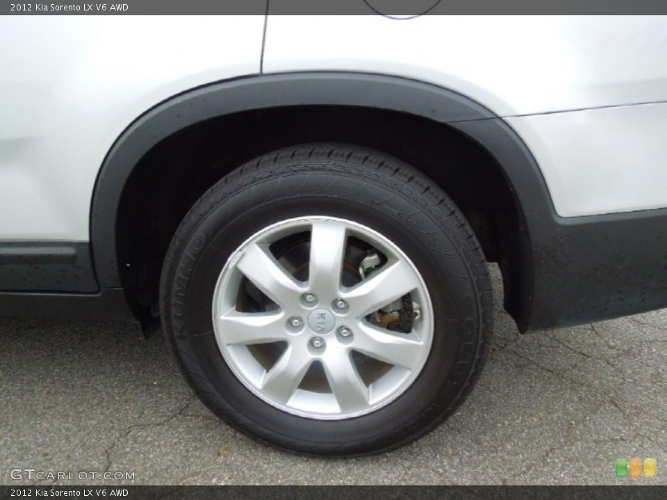 2012 Kia Sorento LX V6 AWD Wheel and Tire Photo #72921937