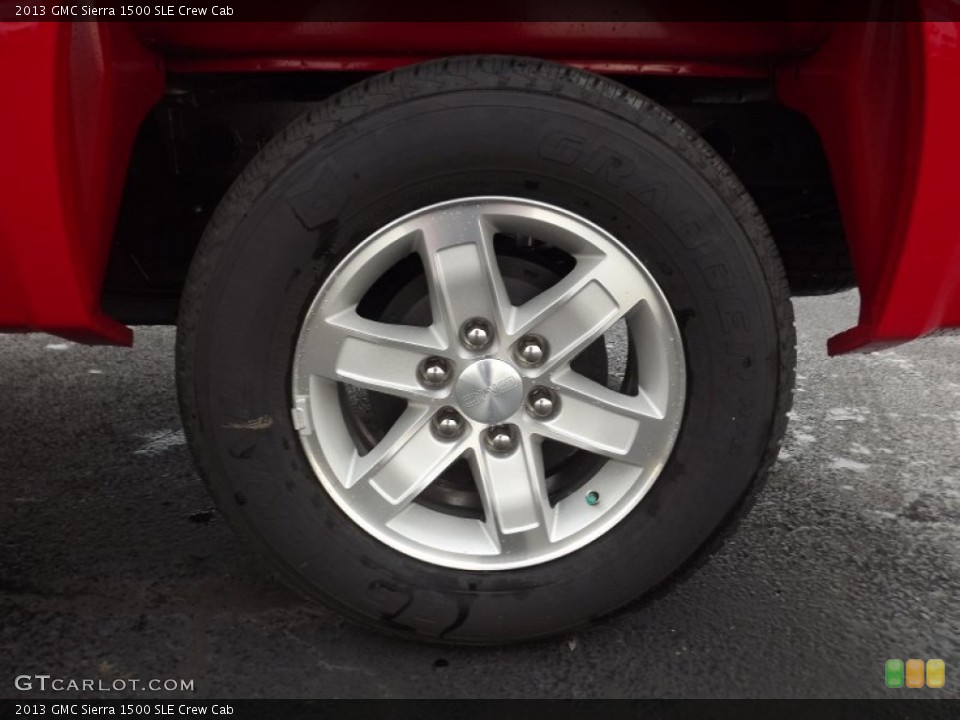 2013 GMC Sierra 1500 SLE Crew Cab Wheel and Tire Photo #72924079