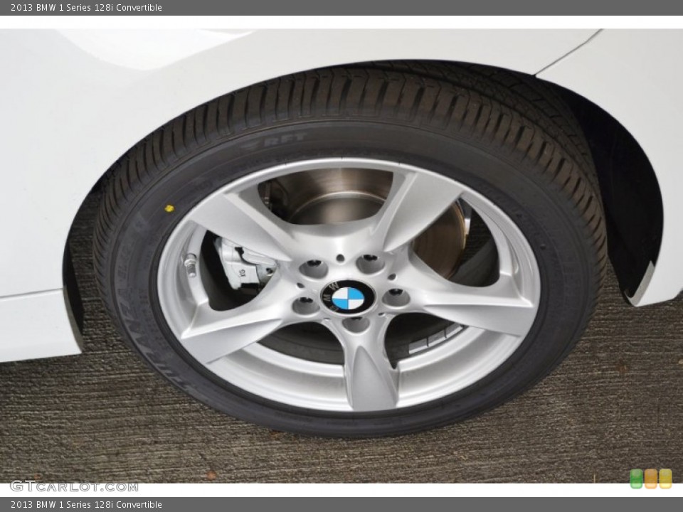 2013 BMW 1 Series 128i Convertible Wheel and Tire Photo #72928592