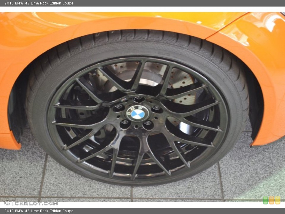 2013 BMW M3 Lime Rock Edition Coupe Wheel and Tire Photo #72928781