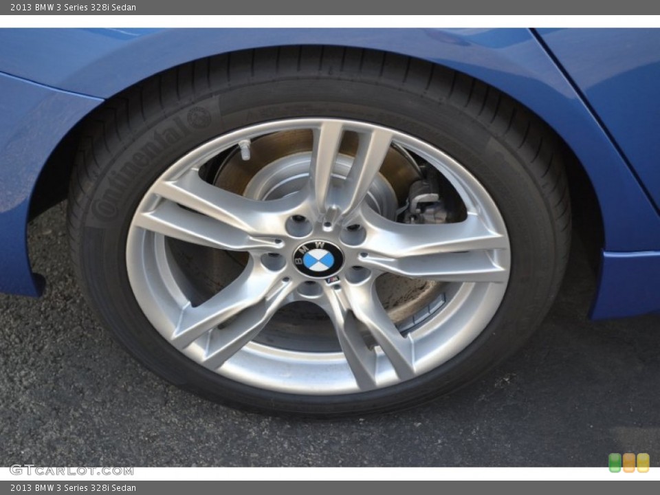 2013 BMW 3 Series 328i Sedan Wheel and Tire Photo #72929953