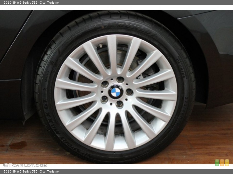 2010 BMW 5 Series 535i Gran Turismo Wheel and Tire Photo #72932042