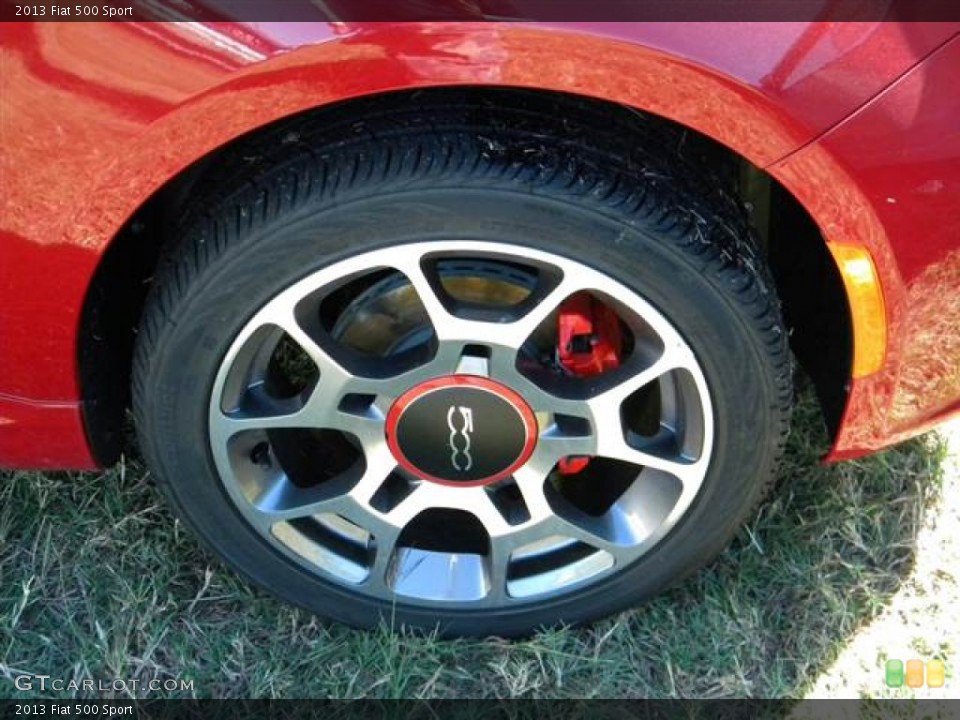 2013 Fiat 500 Sport Wheel and Tire Photo #72934147