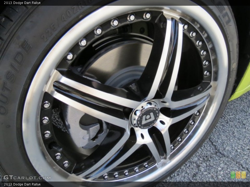 2013 Dodge Dart Custom Wheel and Tire Photo #72935397