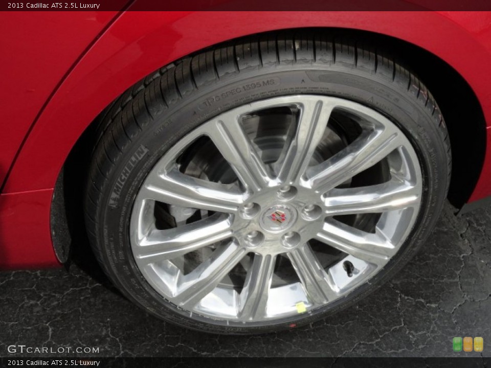 2013 Cadillac ATS 2.5L Luxury Wheel and Tire Photo #72939186