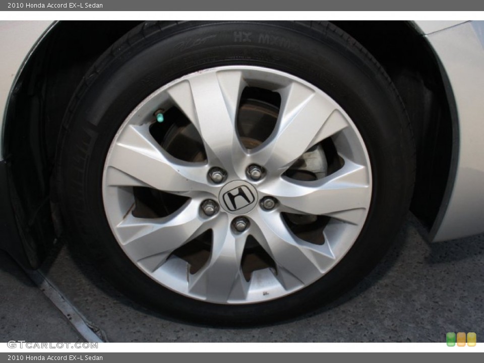 2010 Honda Accord EX-L Sedan Wheel and Tire Photo #72939193