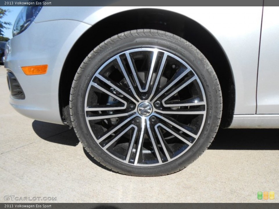 2013 Volkswagen Eos Sport Wheel and Tire Photo #72941578