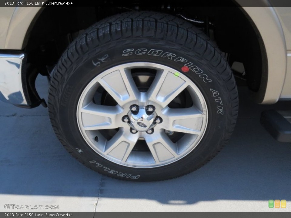 2013 Ford F150 Lariat SuperCrew 4x4 Wheel and Tire Photo #72947957